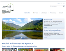 Tablet Screenshot of hydrotox.de